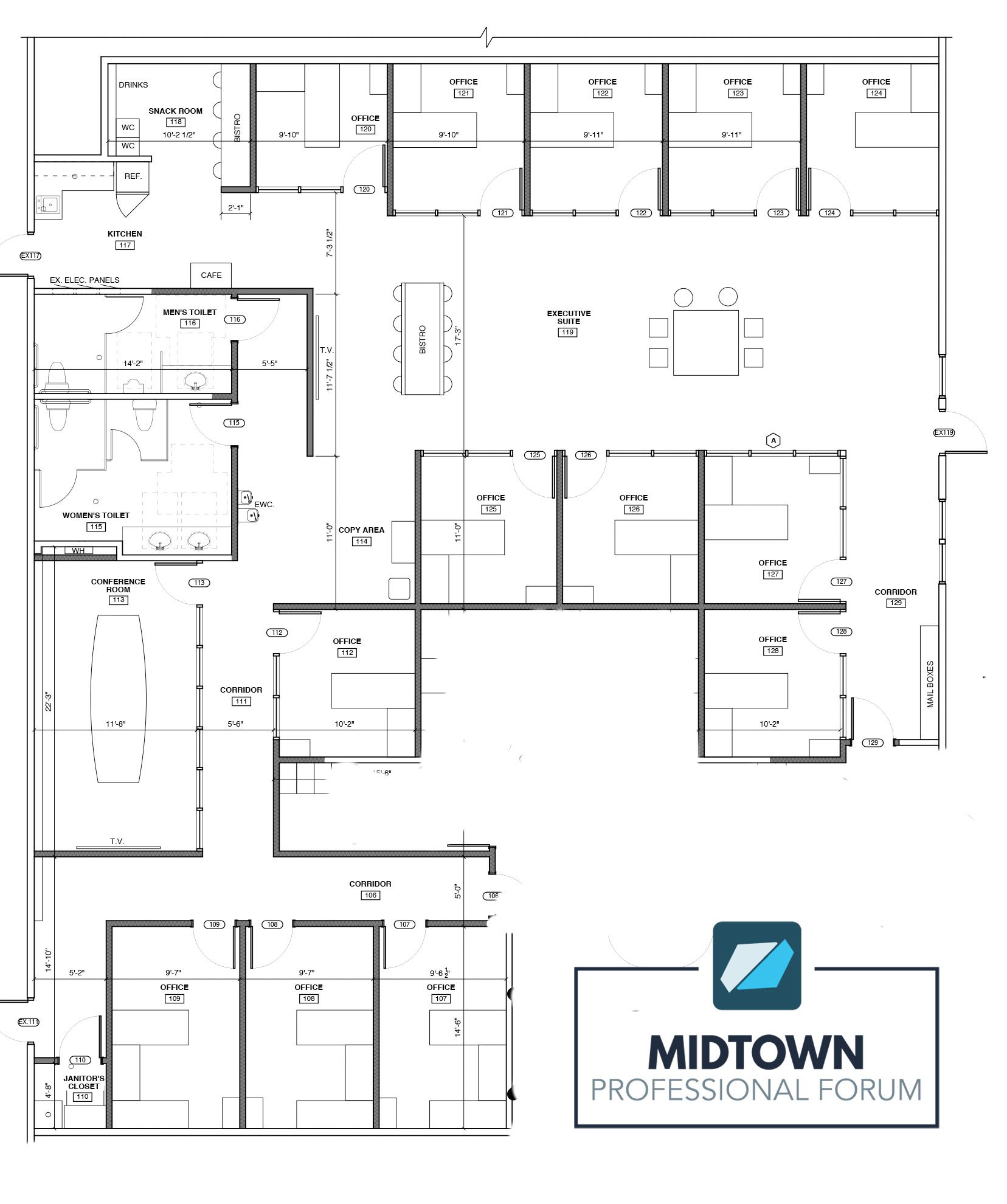 Midtown Professional Forum Floor Plan